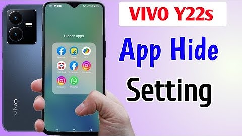 Vivo y22 mobile App Hide setting | how to hide apps in vivo y22s mobile/hidden apps Setting y22s