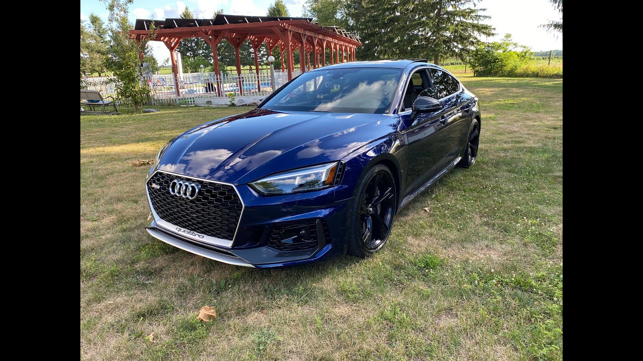 2019 Audi RS5 Sportback (B9) Exhaust Resonator Delete - Before & After