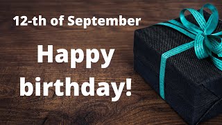 12 September Happy Birthday, Special New Birthday Status Video, Happy birthday wishes