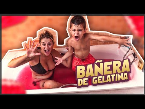 ¡¡LLENAMOS una BAÑERA de 200 LITROS de GELATINA!! Con ARES | FatiVázquez