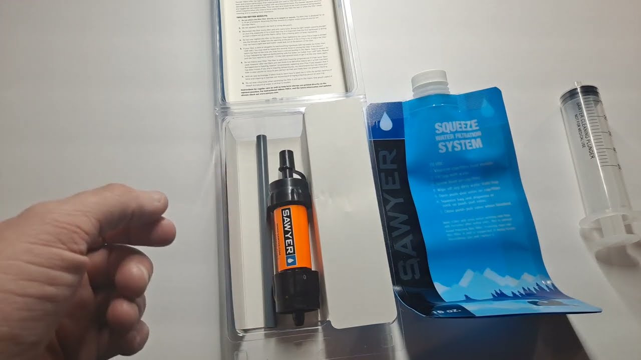 Sawyer Mini Water Filtration System YouTube