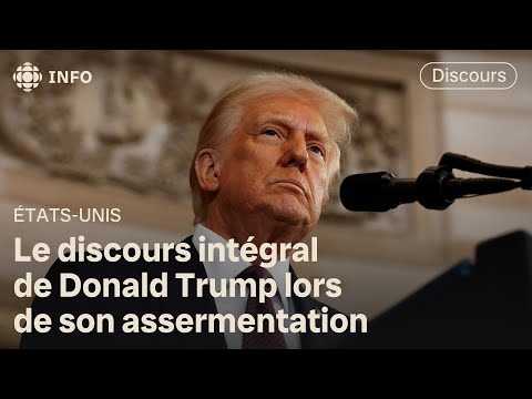 Donald Trump assermenté