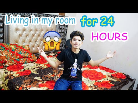 Living in my room for 24 HOURS!