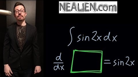 Anti Derivative:Integral of sin2x Using u substitution