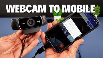 How To Connect Webcam To Mobile | How to connect any Webcam with Android Smartphones
