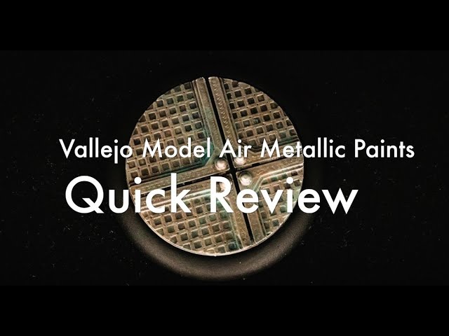Vallejo Model Air Metallic Paint Review (Use and Tips) 