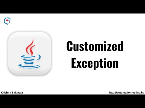 Customized Exception in Java | Exception Handling in Java | Custom Exception in java