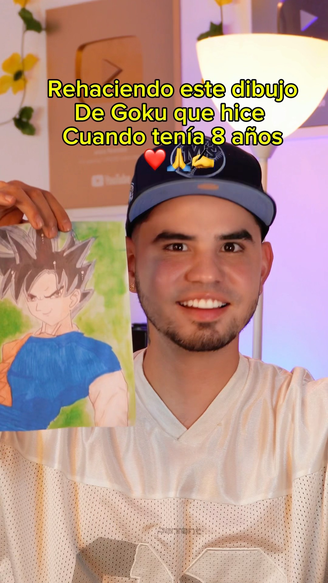 Rehaciendo a Goku después de 17 años ?? #arte #dibujo #goku