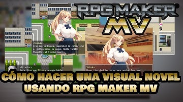 Tutorial básico RPG Maker MV para hacer una visual novel sencilla