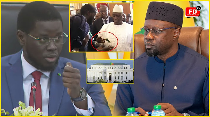 🛑Dernière minute : Déclaration du Pr Diomaye Faye sur le Pm SONKO !