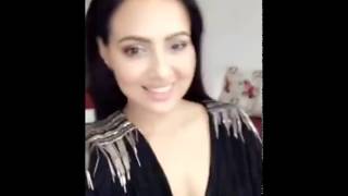 Sana Khan showing her hot big boobs nippless