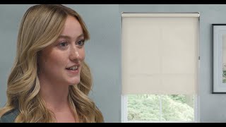 Blinds Testimonial: Morgan R and Motorized Architect Light Filtering Roller | SelectBlinds