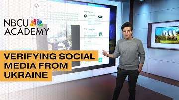 How do reporters verify social media about Ukraine? - Behind the Story
