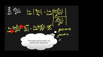 [Calculus][Calc II]-Ratio Test-Beginner Example Video new