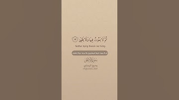 سورة الأعلى [ 8 : 19 ] ~ الشيخ وديع اليمني