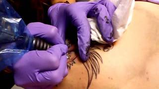 Shoulder blade Tattoo part 2.