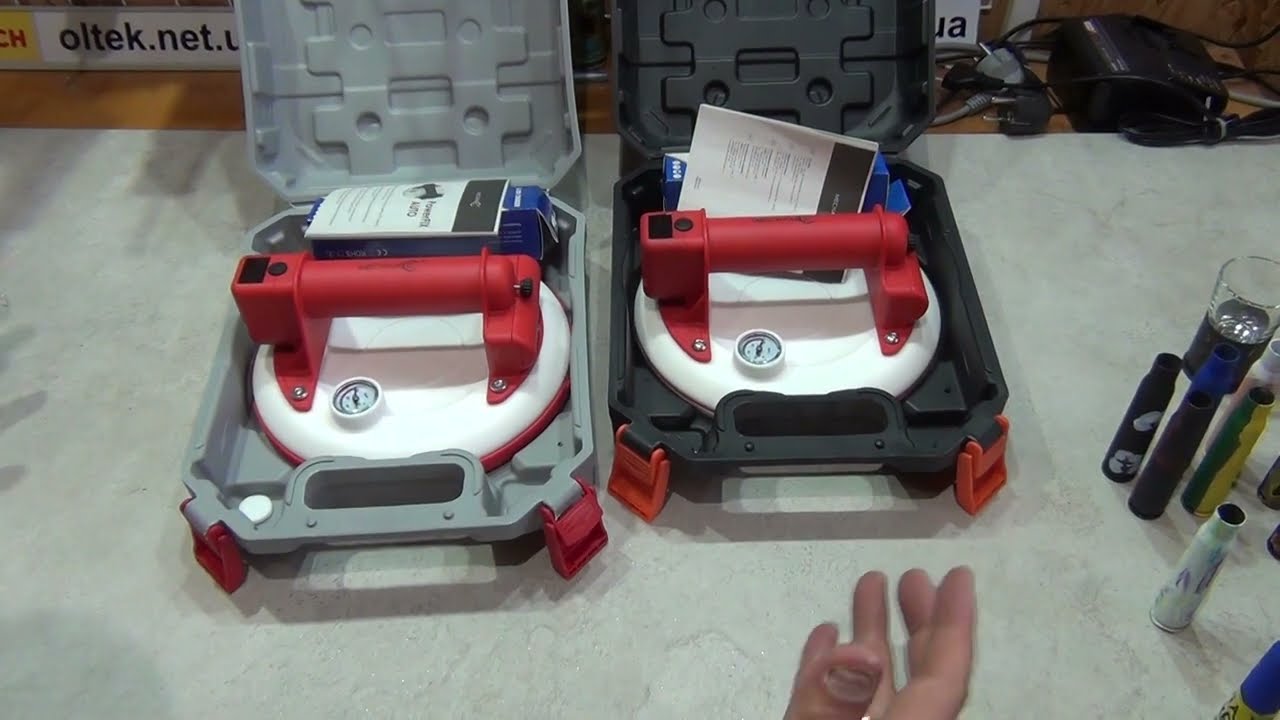 Присоска  автоматична Mechanic Power Fix auto 150 і 200 мм  акумуляторна електрична PowerFix