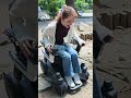 Testing out RARE Wheelchairs in Tokyo with @sherryberryjp
