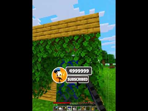 Minecraft When I Need A Safest House In 1 Min...🤯 (World's Smallest Violin) #minecraft #shorts