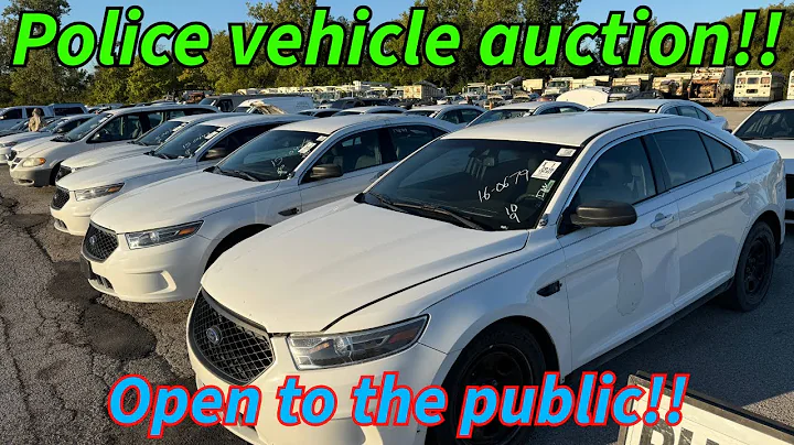 Government surplus auction and seized vehicles
