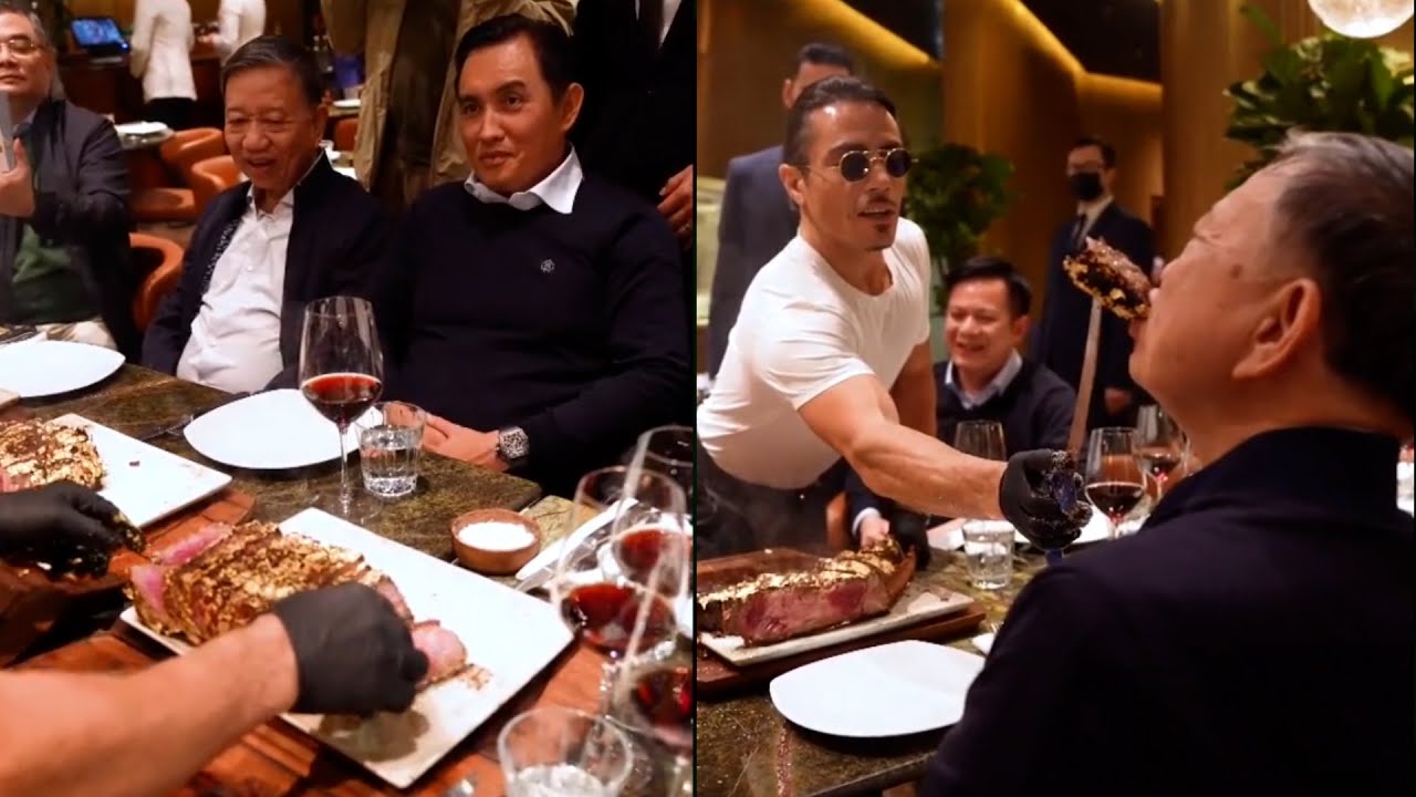 Vietnam Public Security Minister To Lam feasts at upscale London restaurant