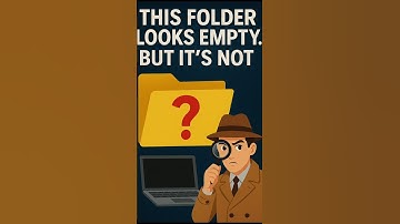 This Folder Looks Empty… But It’s Not! 🕵️‍♂️💻 #tutorial #cmd #trick