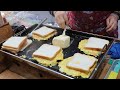 남대문 시장 할머니 토스트 / Grandma's toast (Korean street food) / Namdaemun market in Seoul, Korea