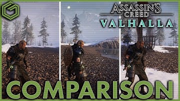 Assassins Creed Valhalla - Playstation 5 - Xbox One X - Xbox Series X - Loading & Graphics Compared