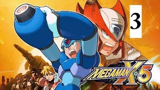 Megaman X5 100% Walkthrough No Commentary Part 3: Squid Adler, Izzy Glow and Axle the Red