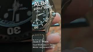 ALBA Solar Diver #watchenthusiast #watch #timepiece #alba #solardiver