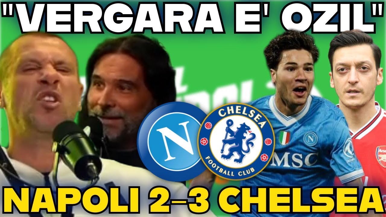 ADANI e CASSANO dopo NAPOLI-CHELSEA 2 3: