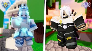 Caitlyn vs Aery in Roblox Bedwars