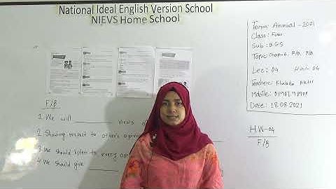 Class: Four, Subject: B.G.S (Lecture- 04), Topic: Ch-6, R/D, F/B