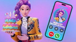 LLAMADA de RUMI de HUNTRIX 📞🌟 | ¡FELIZ CUMPLEAÑOS! 😱💜
