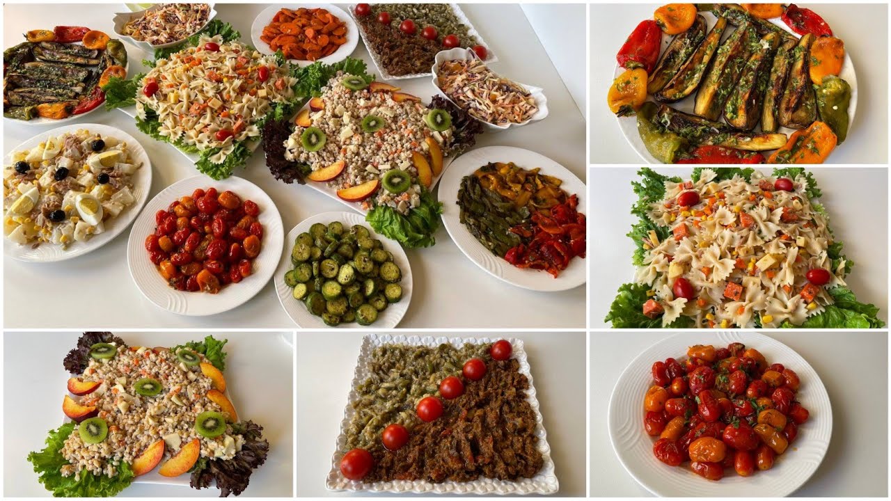 أكتر من 10سلطات باردة إقتصادية نوعي بها طبيلتك ورافقي بها أطباق عيد الأضحى 2023وجميع أنواع المشويات