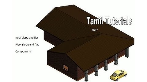 Revit architecture –beginner  tutorial-04-roof slope and flat,floor slope and flat,components