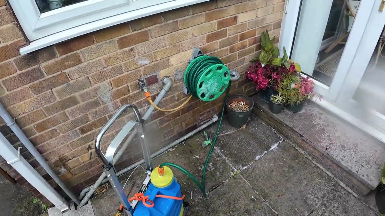 "Soffit & Fascia Cleaning with Gardiner Backpack System"