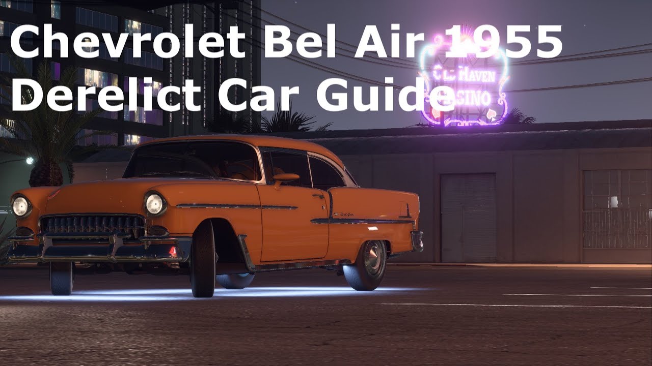 Need for Speed Chevrolet Bel Air 1955 Derelict Car Guide YouTube