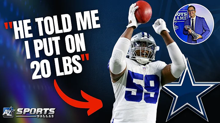 WOW! #Cowboys DE Chauncey Golston bulks up, prepar...