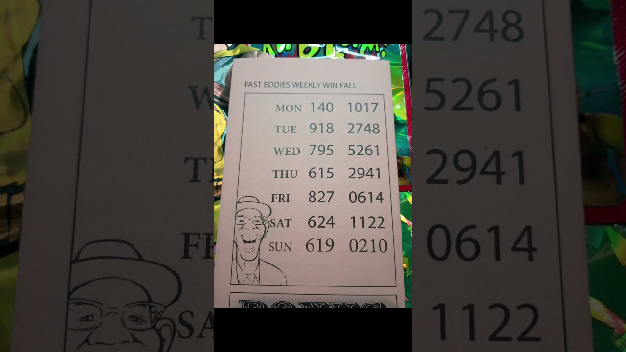 Lottery Sheets From The Streets 08 25