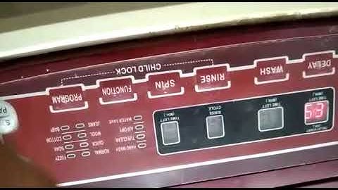 E5 error code Videocon washing.chek description