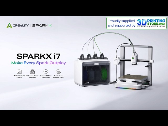 Creality SparkX i7 3D Printer with CFS Lite 4 Filament Dispenser