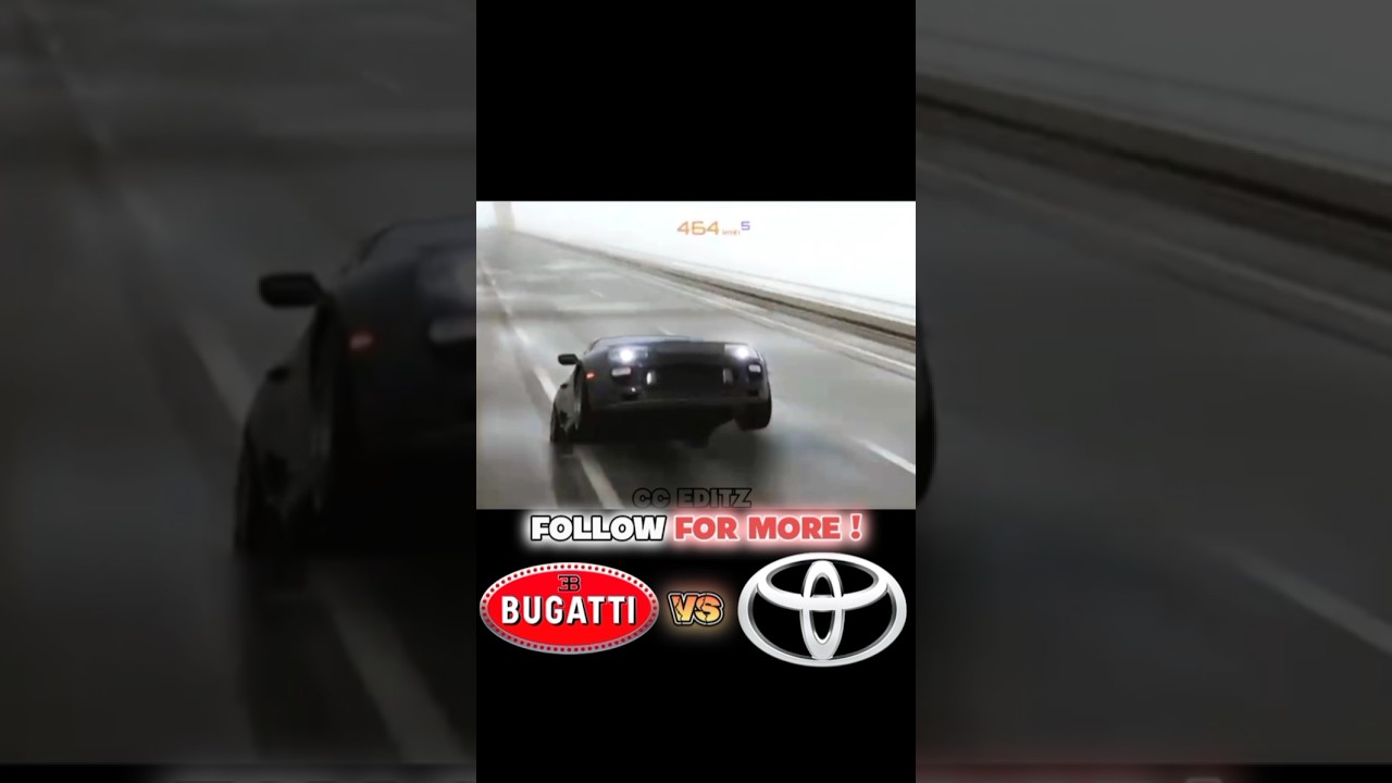 BUGATTI CHIRON VS TOYOTA SUPRA MK-4 Race | Troll face edit 🔥😈😎💀