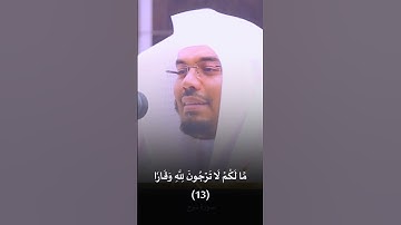 (فَقُلۡتُ ٱسۡتَغۡفِرُواْ رَبَّكُمۡ إِنَّهُۥ كَانَ غَفَّارٗا (10)) سورة نوح القارئ ياسر الدوسري
