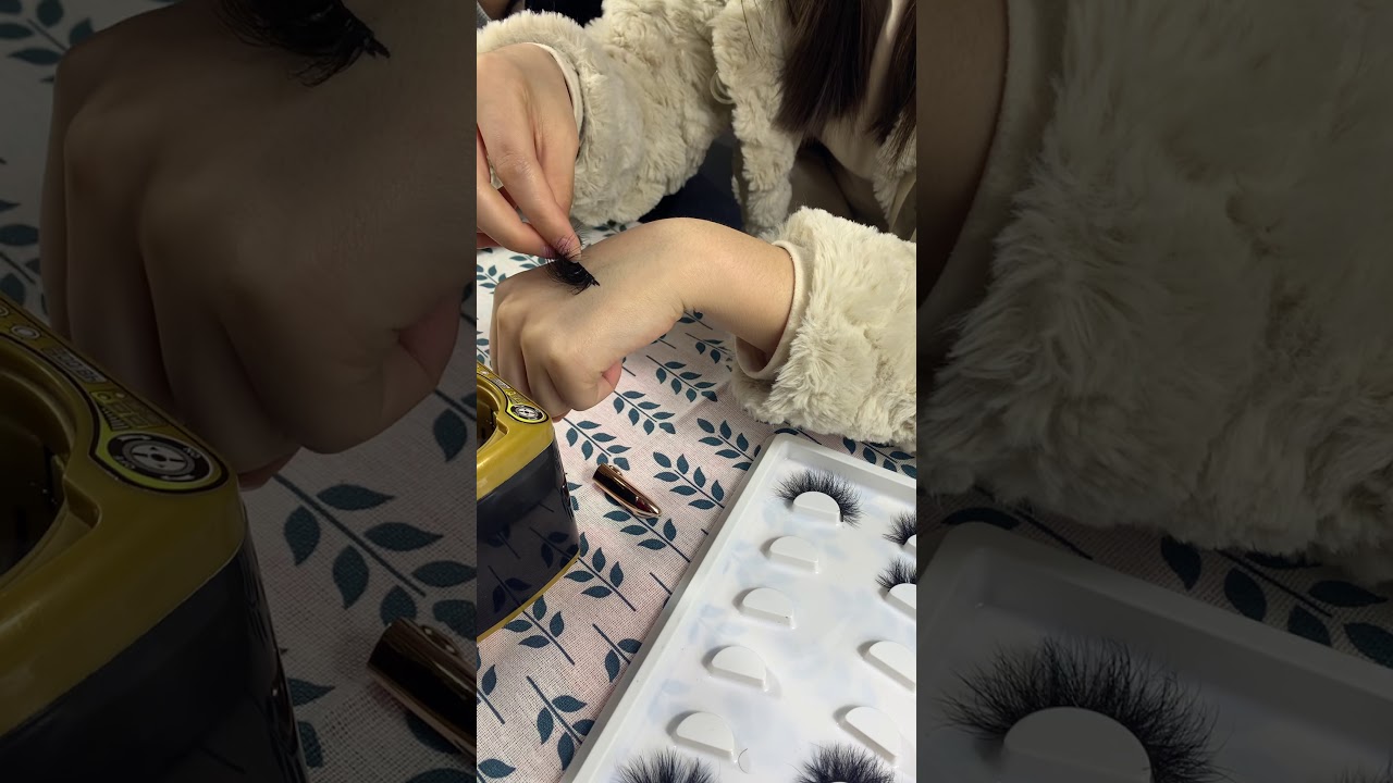 25mm lashes Test lash glue pen