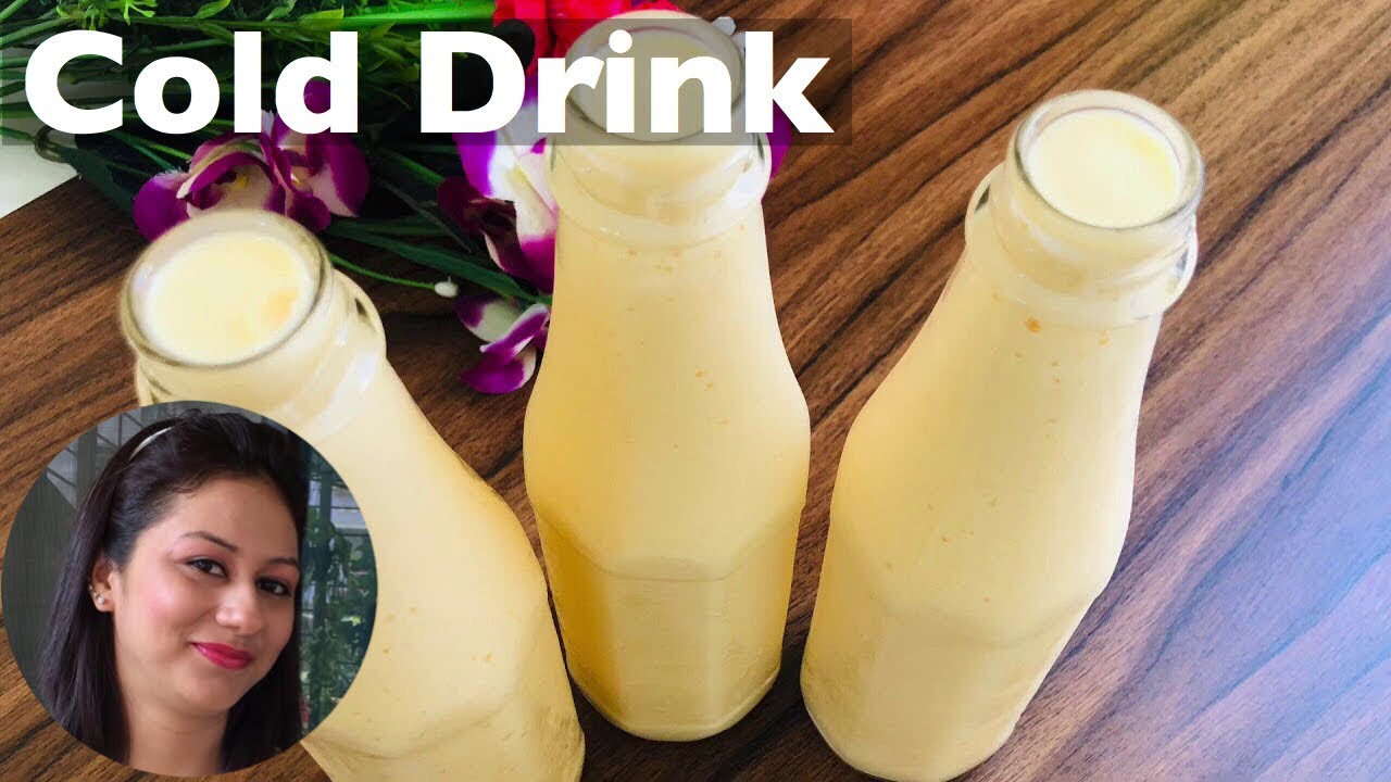 मिल्क काेल्ड्रींक mango flavour milk cold drink recipe dudh cold
