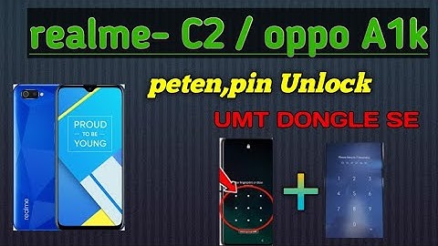 REALME C2 / OPPO A1k (petten,pin+frp unlock) UMT DONGLE SE ✅✅✅💯🔓📱📱