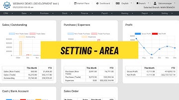 (ENG) Setting - Area (Webmax ERP System) (V3)