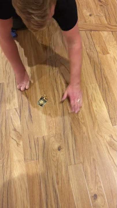 Trap door in karndean design flooring