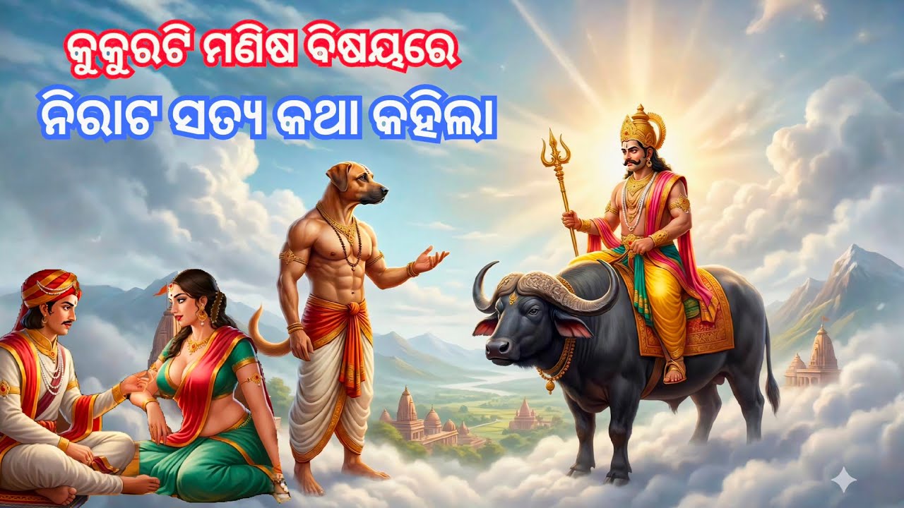 କୁକୁରଟି ମଣିଷ ବିଷୟରେ ଯମଙ୍କୁ ଏକ ଘୃଣ୍ୟ ସତକଥା କହିଲା !! #fact #story 